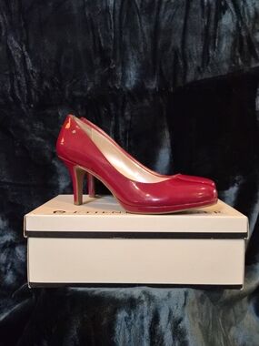 Red Patent Leather Etienne Aigner Women's Pumps - Classic Heels Sz 10